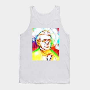 William Makepeace Thackeray Colourful Portrait | William Makepeace Thackeray Artwork 12 Tank Top